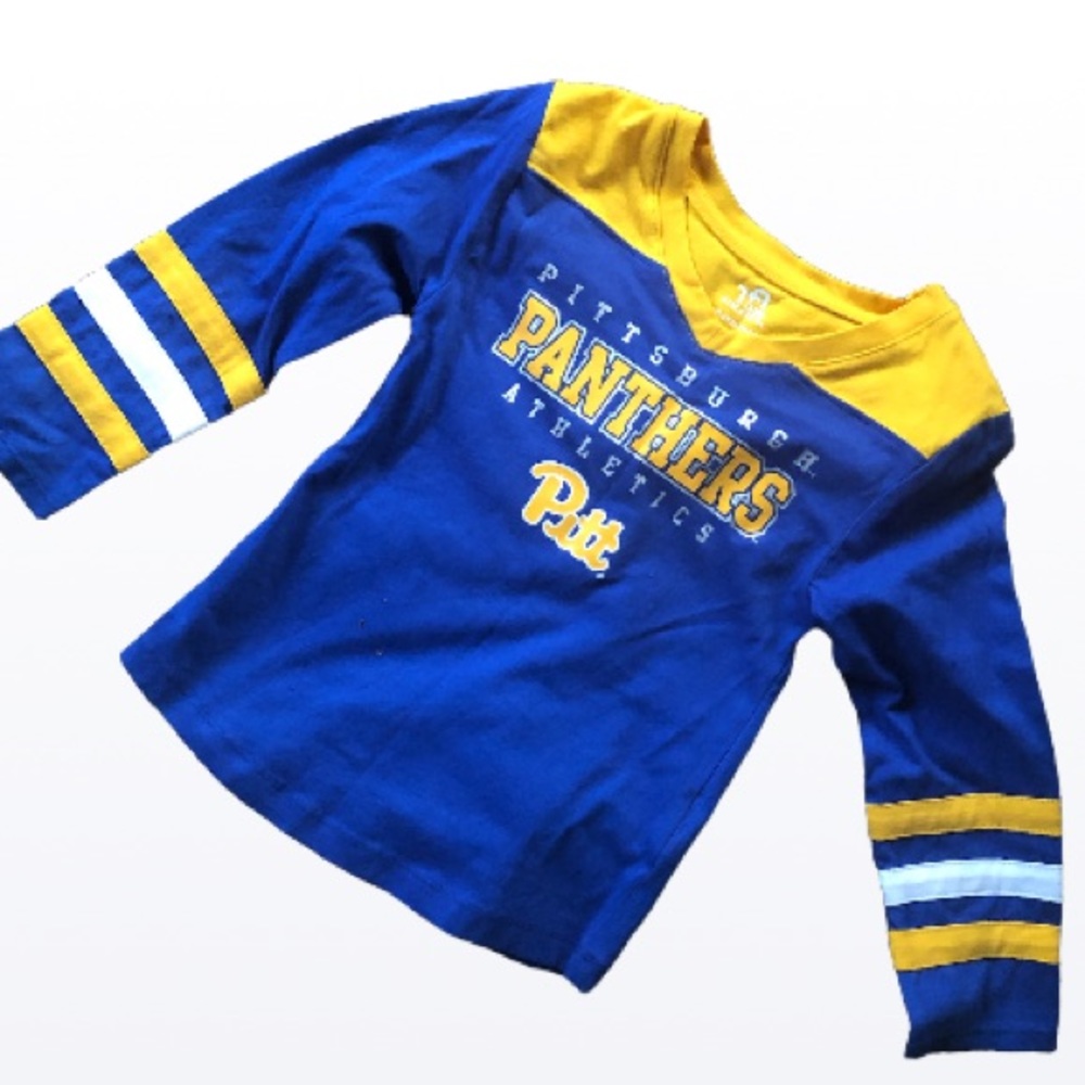 Pittsburg Panthers   Basketball long sleeve shirt girls size 4 NWT